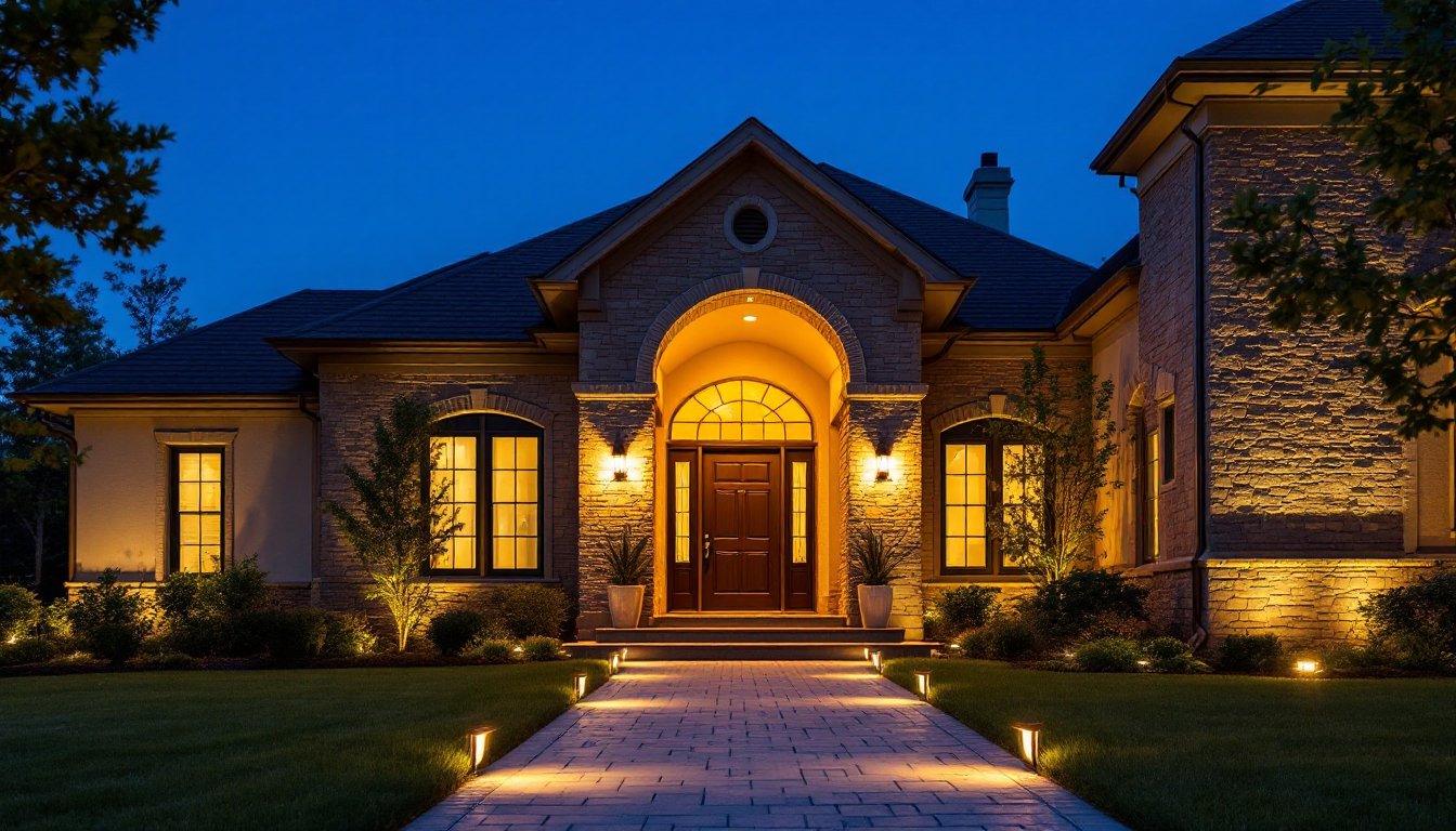 outdoor lighting ideas for front of house