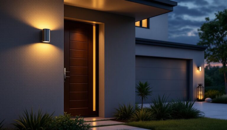 dusk to dawn outdoor wall lighting